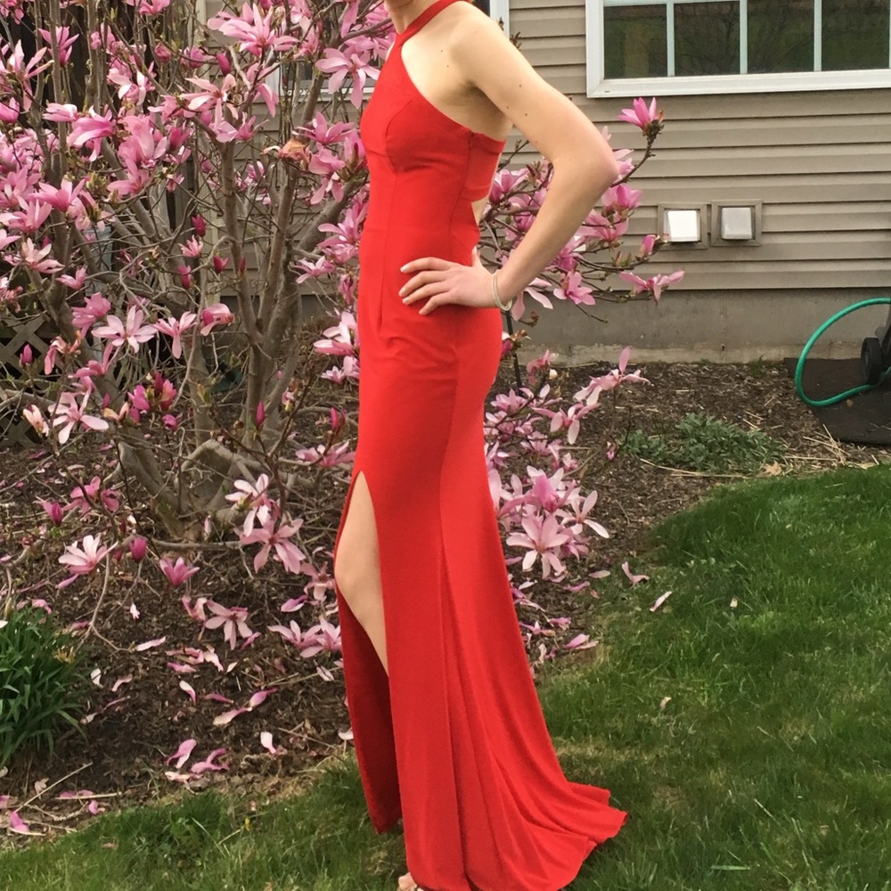 Dazzling Red Prom/ Event Gown